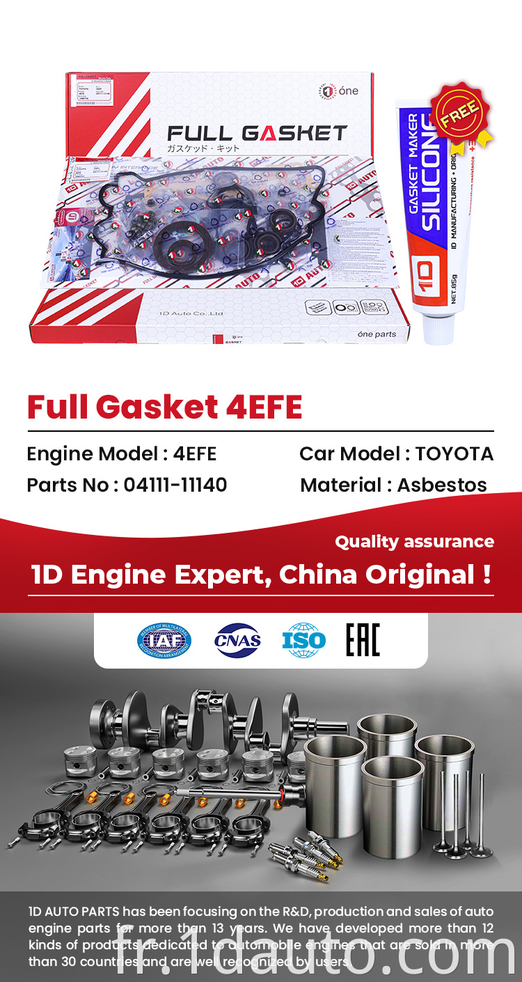 Auto Parts Full Gasket Toyota